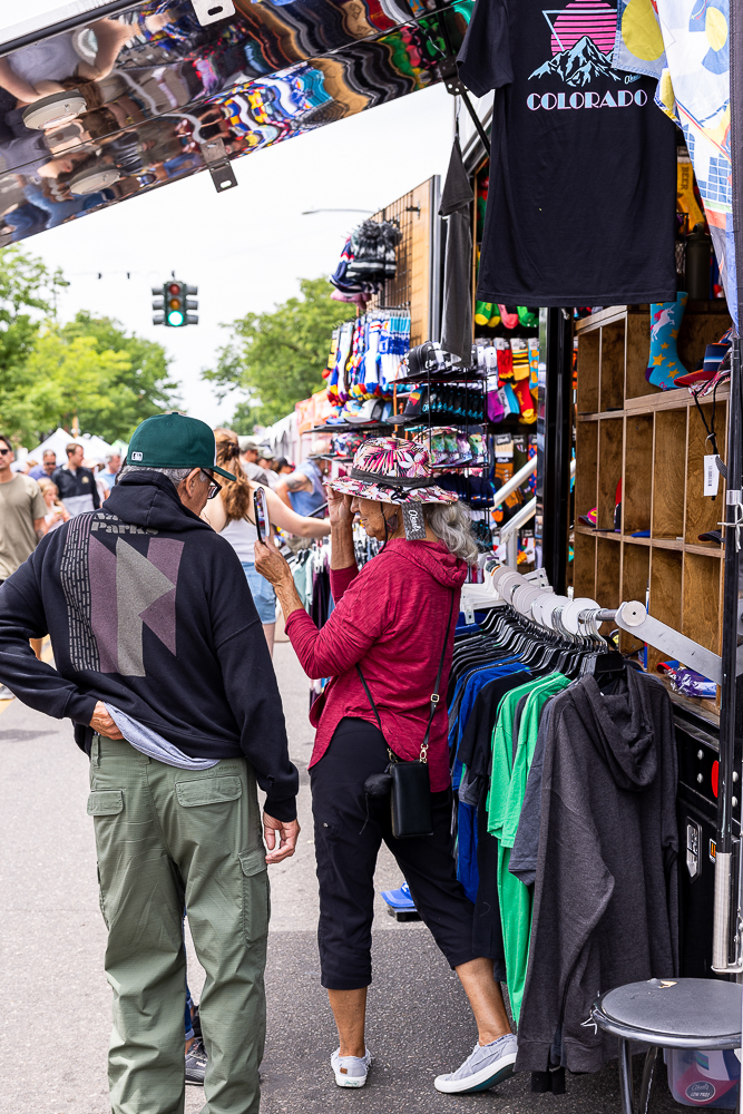 Vendors Tennyson Street Fair