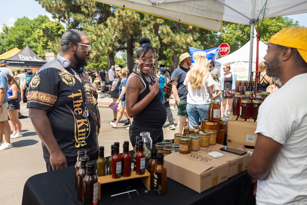 Tennyson Street Fair shopping includes artisanal foods to level up your game in the kitchen.